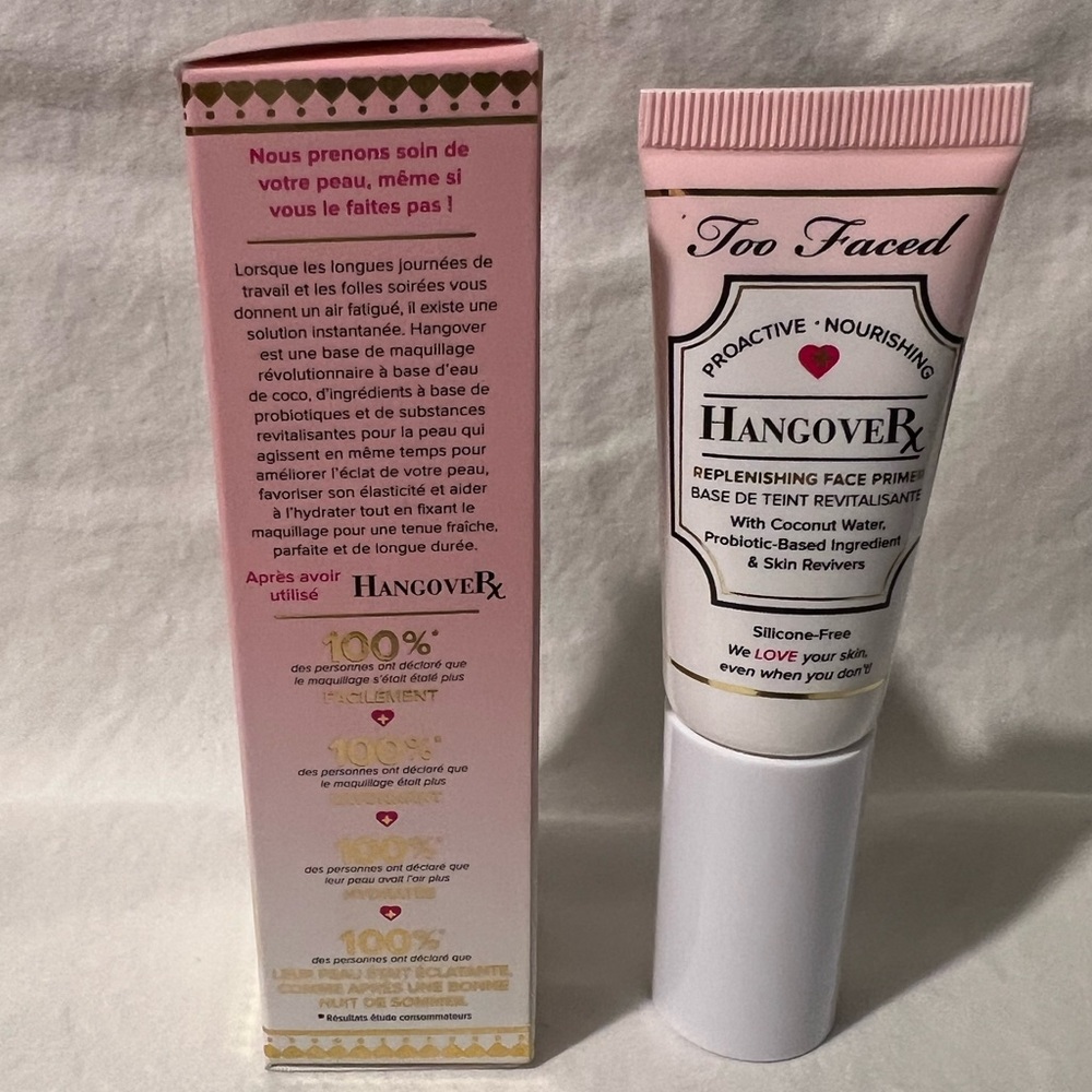 🌸NIB🌸 TOO FACED Hangover Nourishing Face Primer .68 fl oz Travel Size - Picture 10 of 12